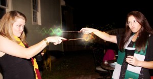 The bride-to-be and myself, because the only thing better than a nerd with a wand is a nerd with a wand who also has PHOTOSHOP!