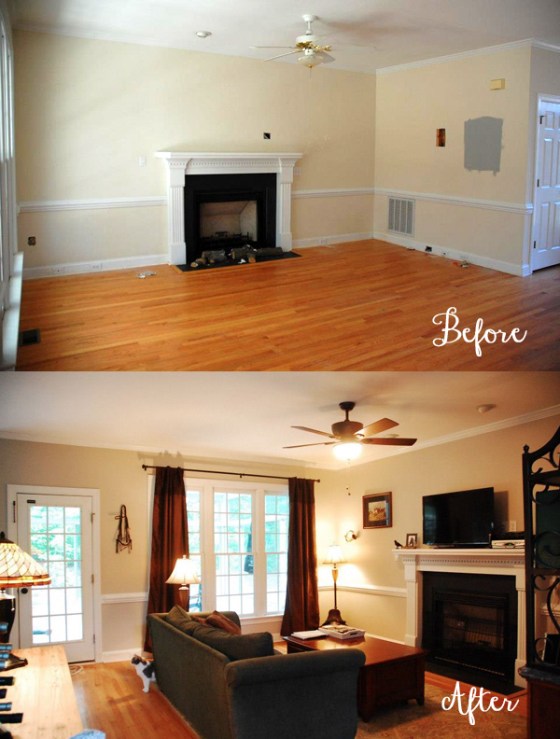 Living room transformation