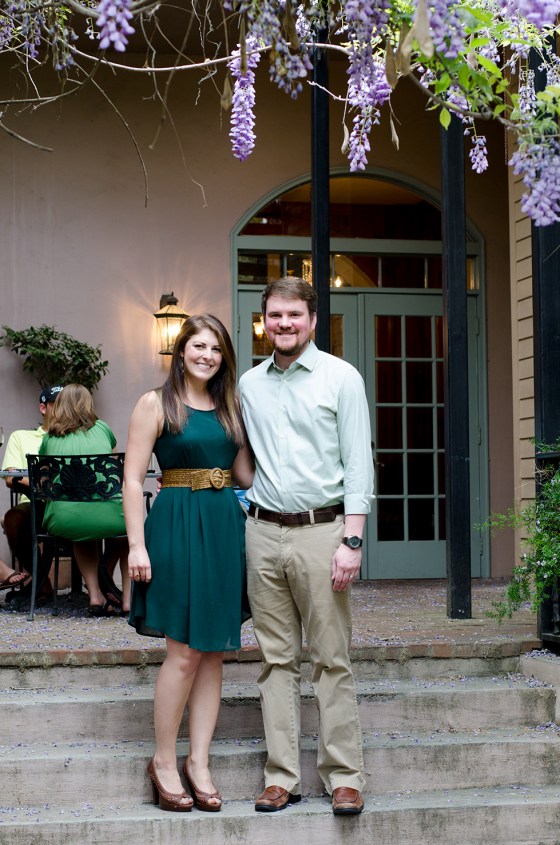 All dressed up for our date on the river!