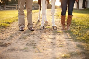 Powder puffed legs in action