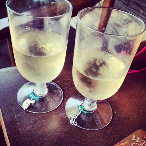 Because this is how we roll at horse shows (post-ride of course)