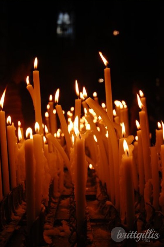 Il Duomo, Milan, Italy Not really architecture, I just loved these candles!