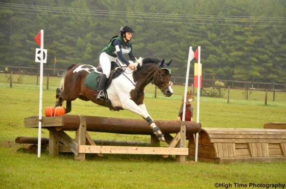 Breezing over fence 3