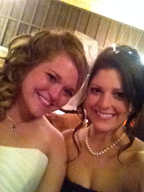 Selfie with the bride!