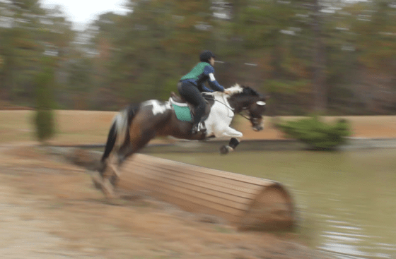 From a different angle, and his first attempt