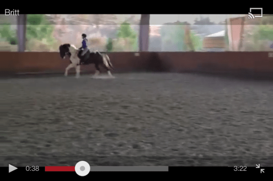 Video still from Sunday, leaving left hind behind