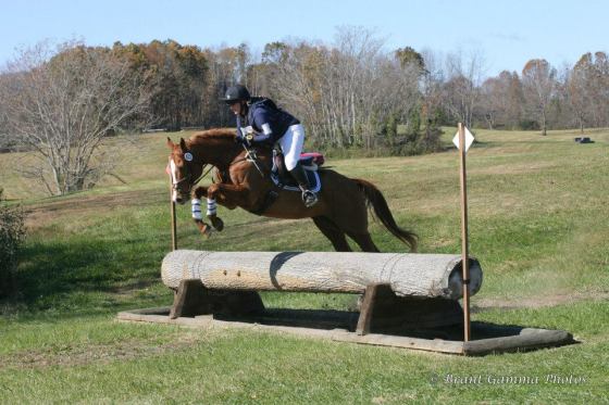 J rocking the Novice course at VHT last year / PC: Brant Gamma Photos