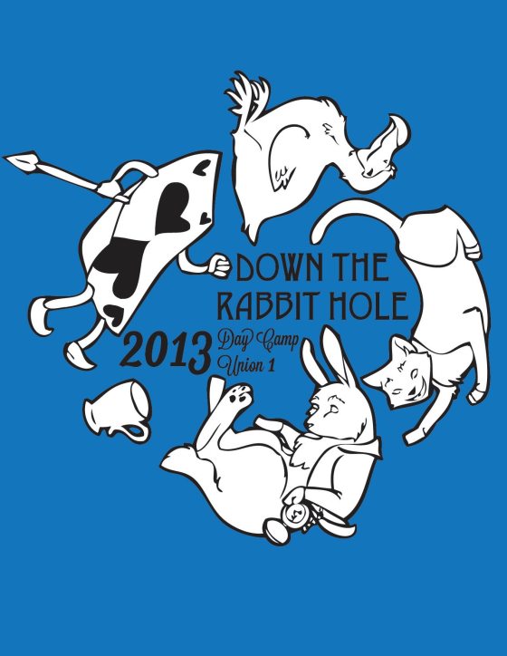 Alice in Wonderland t-shirt design