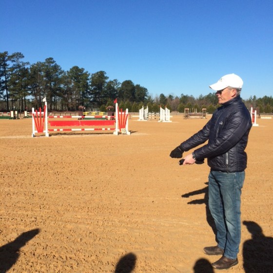 [From the Clinic] Bobby Costello shows us how to use both hands and outside aids to make a turn to 9