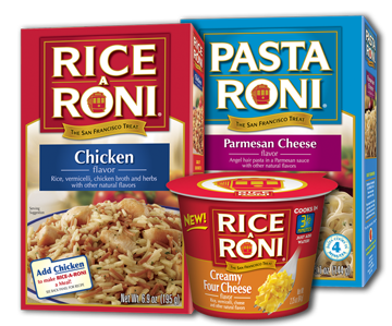 Ah yes, my old friends, Rice-a-roni and Chef Boyardee