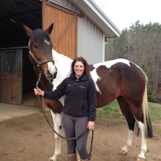 I asked A to document Foster's cleanliness, since he certainly won't look like this on our next visit!