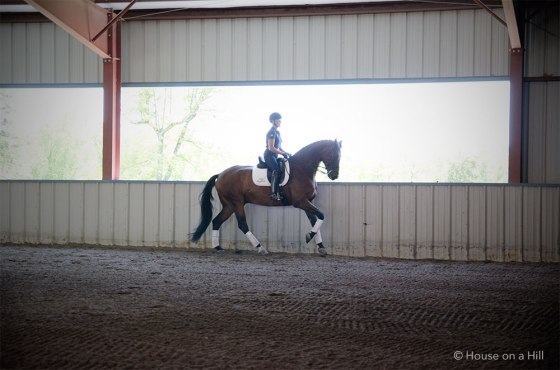 Another Raleigh trainer rides in the Fourth level demo