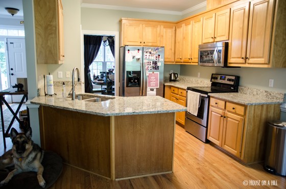 Before (Post granite countertops)