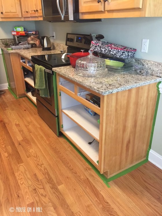 Shifting around kitchen contents