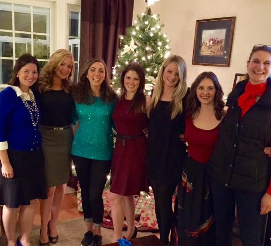 A photo from our Christmas party this weekend- gotta love being surrounded by such fun horsewomen!
