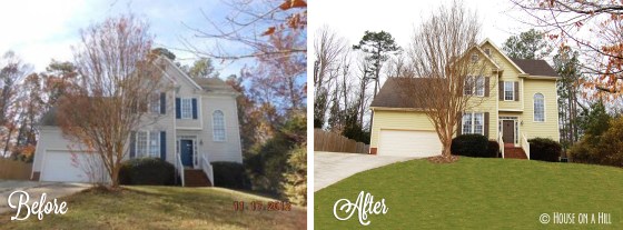 House on a Hill 1.0 Before and After