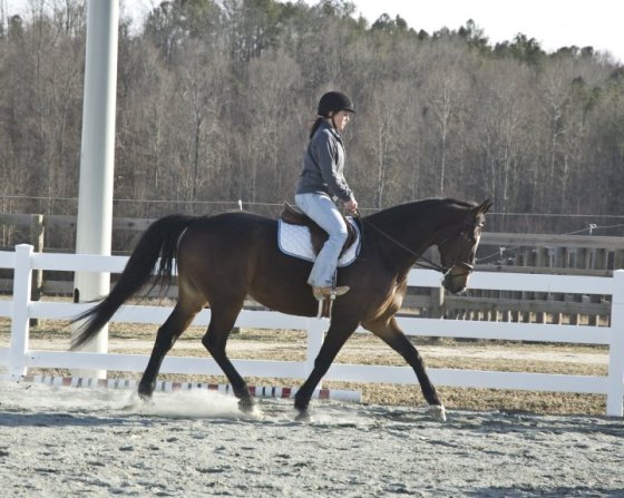 One of the only occasions where I actually rode in cowboy boots
